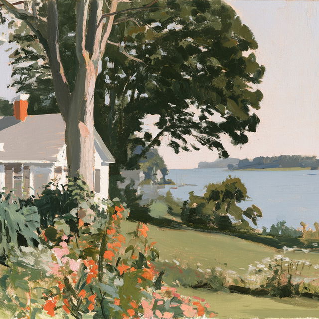 Fairfield Porter style, Midjourney V8.2, render 3 of 4