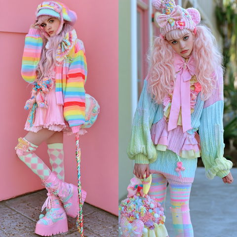 Fairy Kei fashion style (Genres), Midjourney V8.2