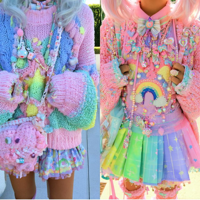 Fairy Kei fashion style, Midjourney V8.2, render 4 of 4