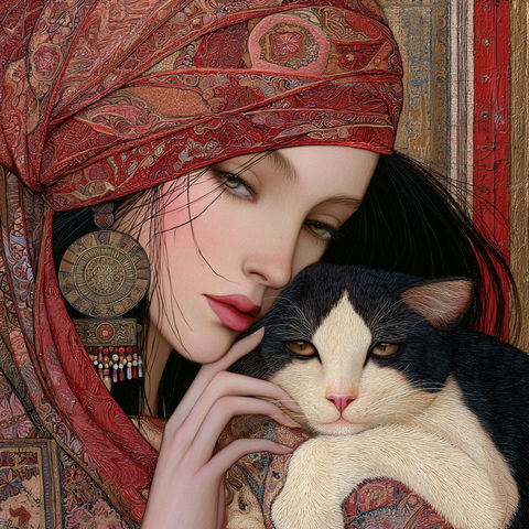 Faiza Maghni style (Painters), Midjourney V8.2