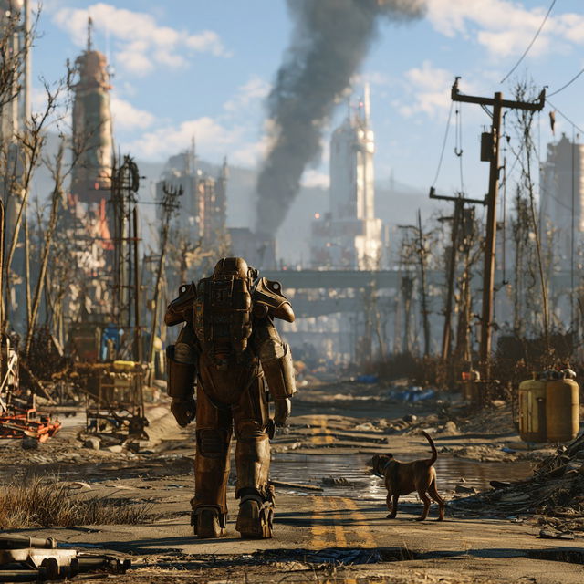 Fallout 4 style, Midjourney V8.2, render 2 of 4
