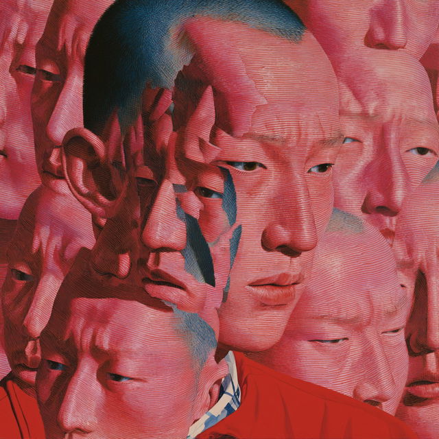 Fang Lijun style, Midjourney V8.2, render 1 of 4