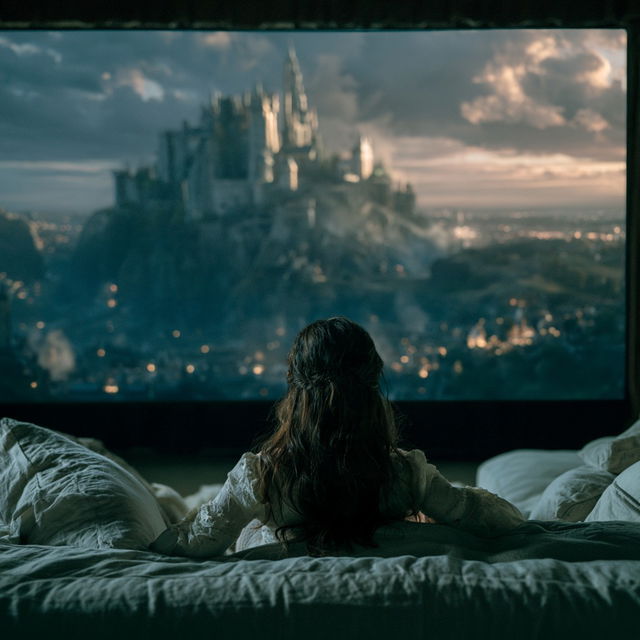 Fantasy movie style, Midjourney V8.2, render 1 of 4