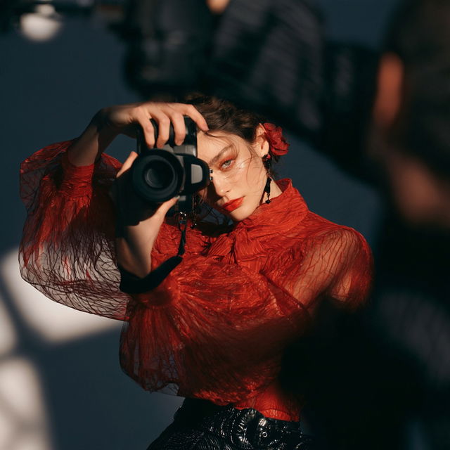 Fashion photography style, Midjourney V8.2, render 1 of 4