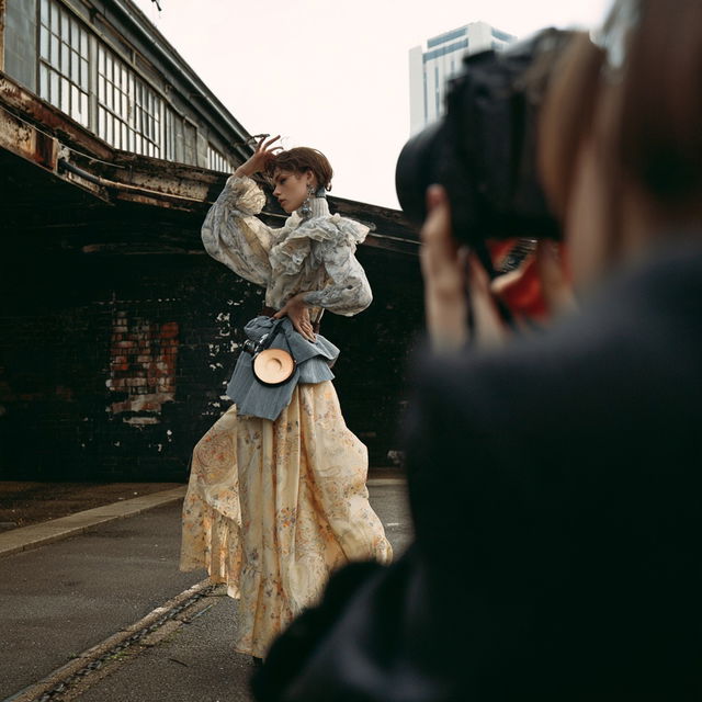 Fashion photography style, Midjourney V8.2, render 3 of 4