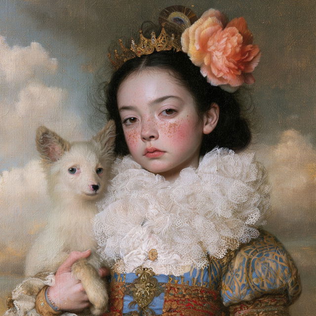 Fatima Ronquillo style, Midjourney V8.2, render 2 of 4