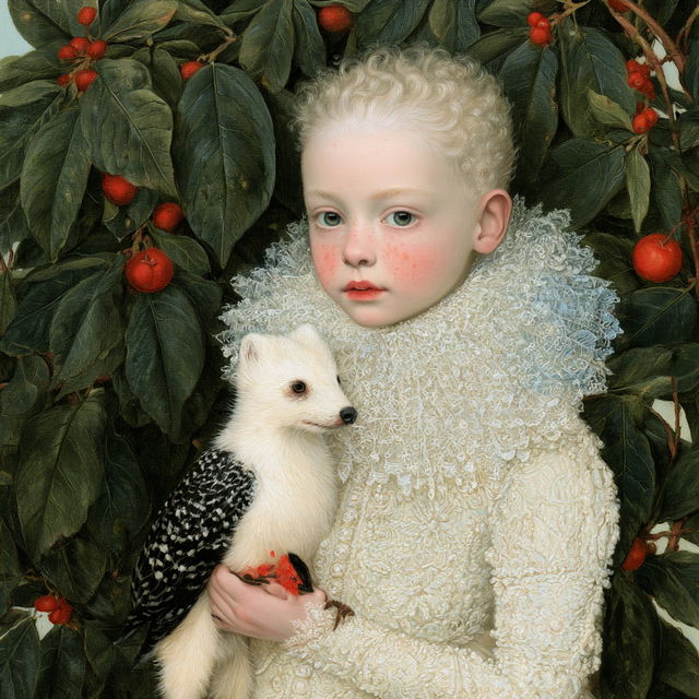 Fatima Ronquillo style, Midjourney V8.2, render 4 of 4