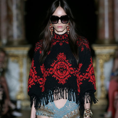 Fausto Puglisi style (Fashion designers), Midjourney V8.2