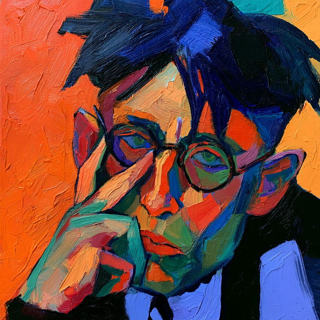 Fauvism style, Midjourney V8.2, render 4 of 4