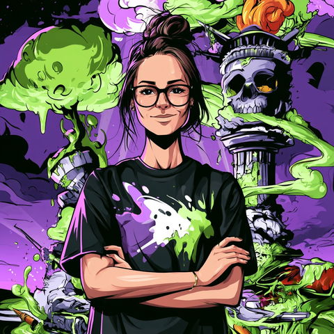 Slimegarden Extravaganza style (SREF codes), Midjourney V8.2