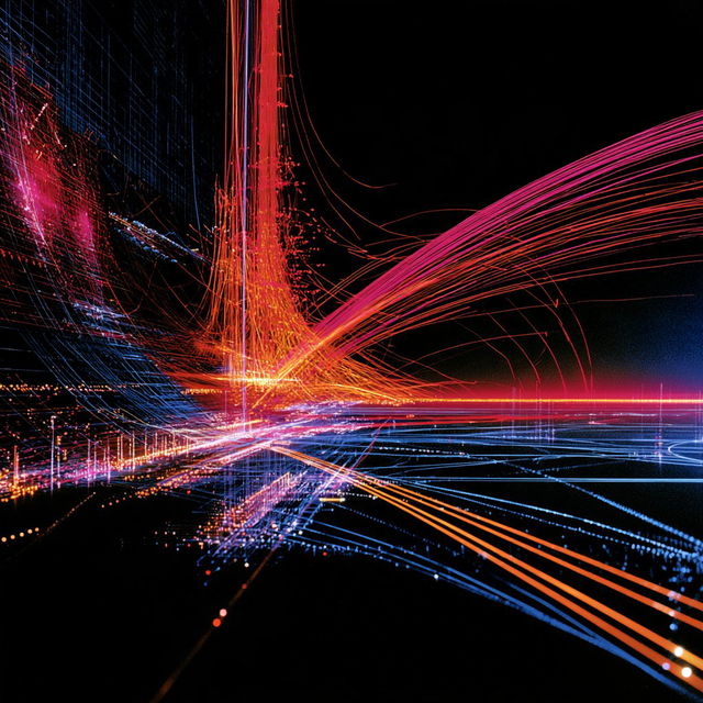 Gridloom Signalworks style, Midjourney V8.2, render 1 of 4