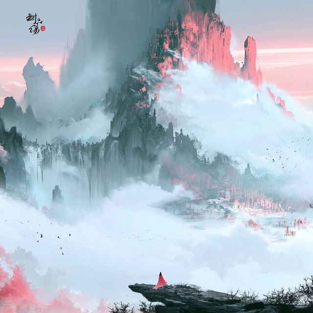 Kunlun Petalism style, Midjourney V8.2, render 2 of 4