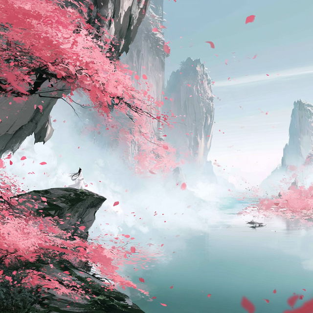 Kunlun Petalism style, Midjourney V8.2, render 3 of 4