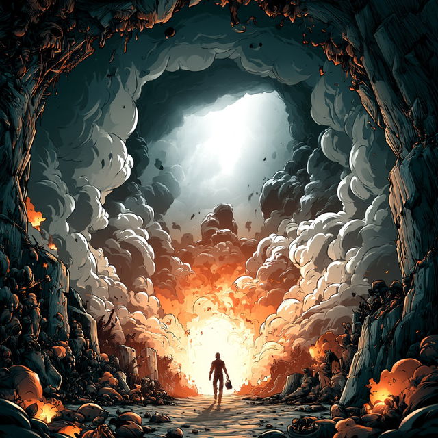 Inksurge style, Midjourney V8.2, render 2 of 4