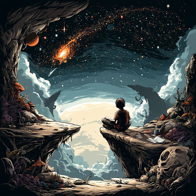 Inksurge style, Midjourney V8.2, render 3 of 4