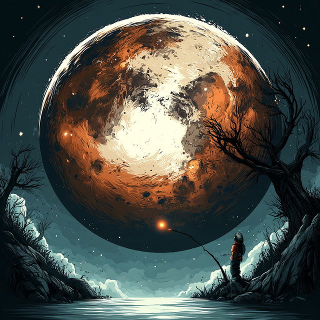 Inksurge style, Midjourney V8.2, render 1 of 4