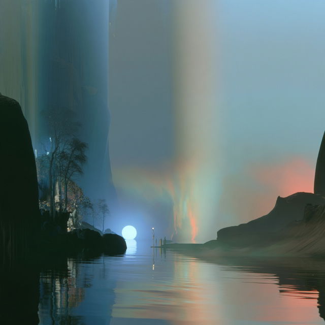 Hazeportalism style, Midjourney V8.2, render 4 of 4