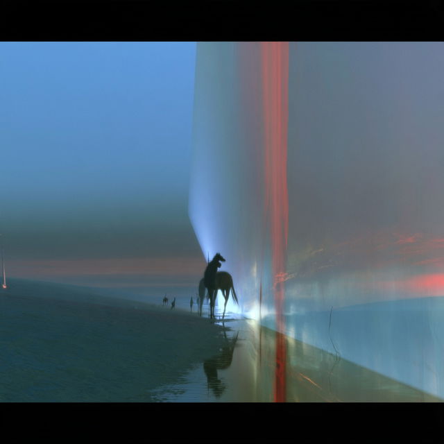 Hazeportalism style, Midjourney V8.2, render 3 of 4