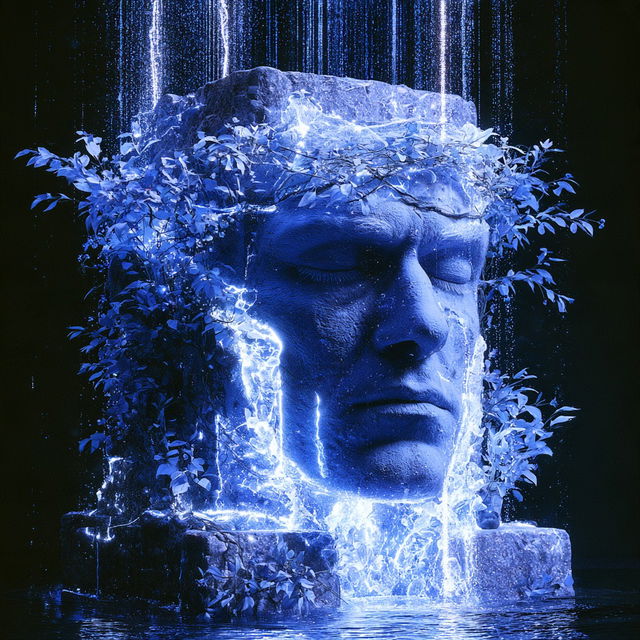Bluecast Monumentism style, Midjourney V8.2, render 4 of 4