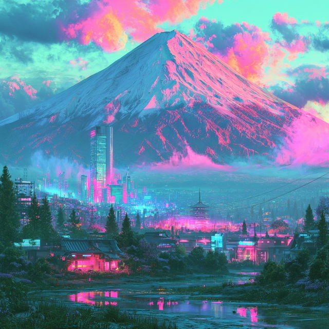 Electric Watergrain style, Midjourney V8.2, render 1 of 4