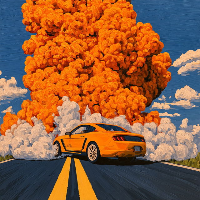 Orangeblue Smokeskin style, Midjourney V8.2, render 1 of 4