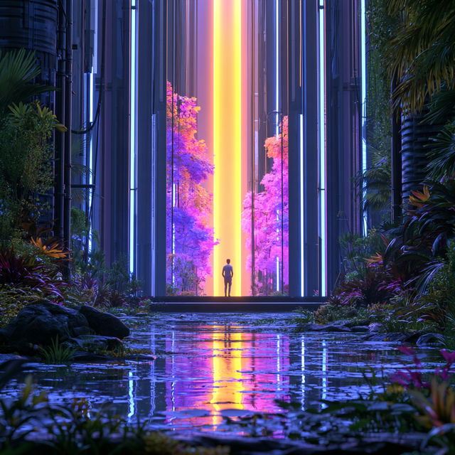 Neonhortic style, Midjourney V8.2, render 3 of 4