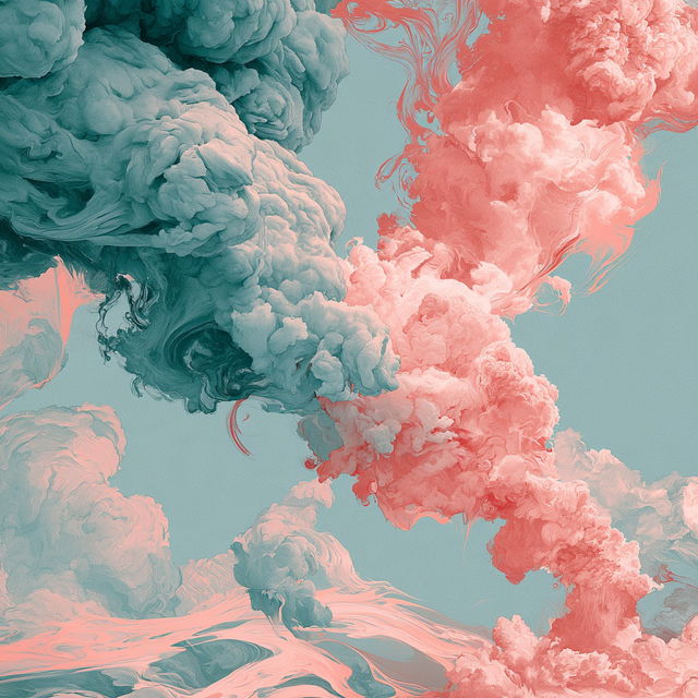 Larimar Driftpainting style, Midjourney V8.2, render 2 of 4