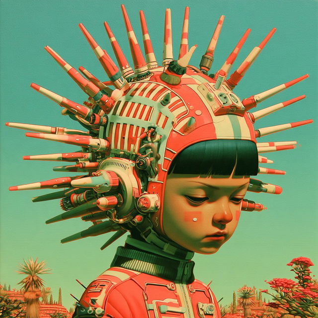 Optifolklora style, Midjourney V8.2, render 2 of 4