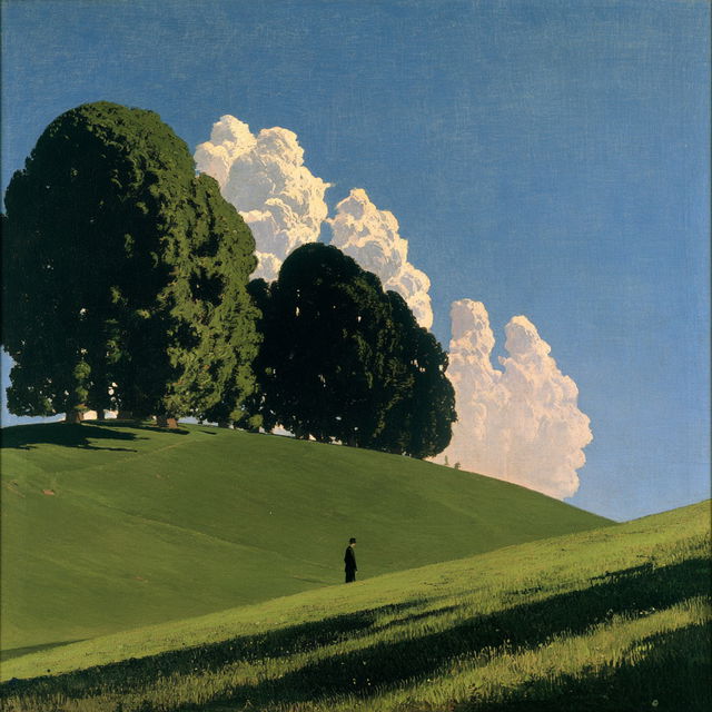 Felix Vallotton style, Midjourney V8.2, render 2 of 4