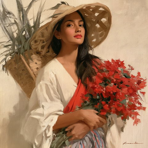 Fernando Amorsolo style (Painters), Midjourney V8.2