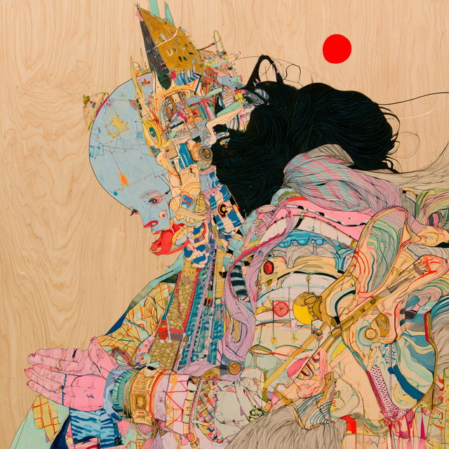 Ferris Plock style, Midjourney V8.2, render 3 of 4