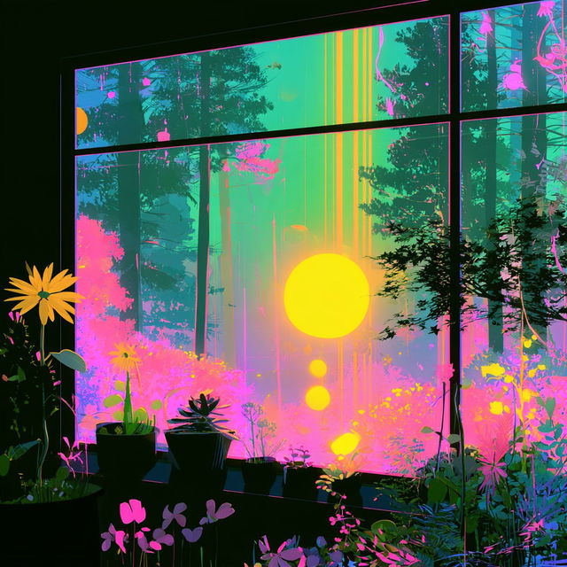 Chromasplash style, Midjourney V8.2, render 2 of 4