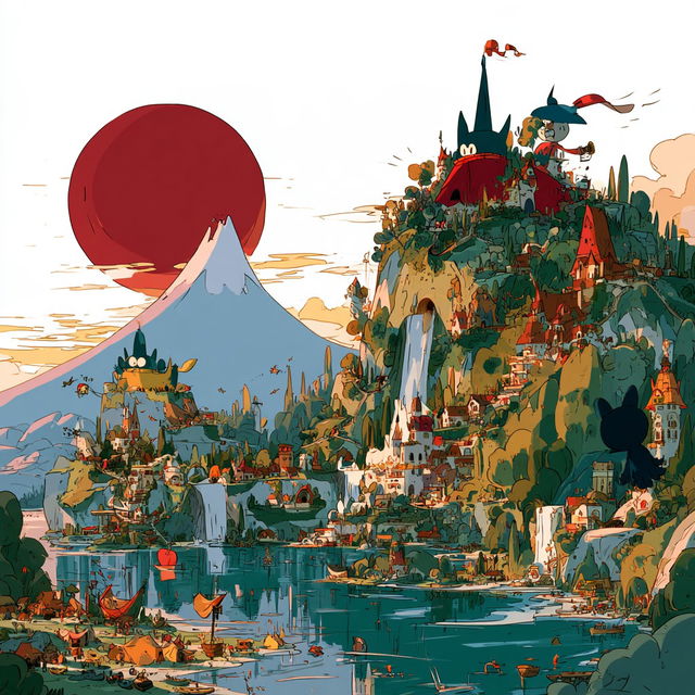 Valleymosaic style, Midjourney V8.2, render 2 of 4