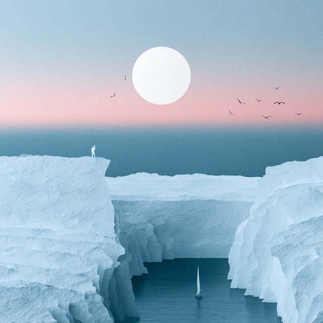 Icefolio style, Midjourney V8.2, render 2 of 4