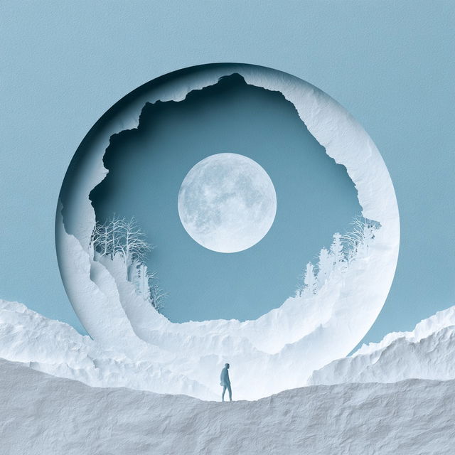 Icefolio style, Midjourney V8.2, render 3 of 4