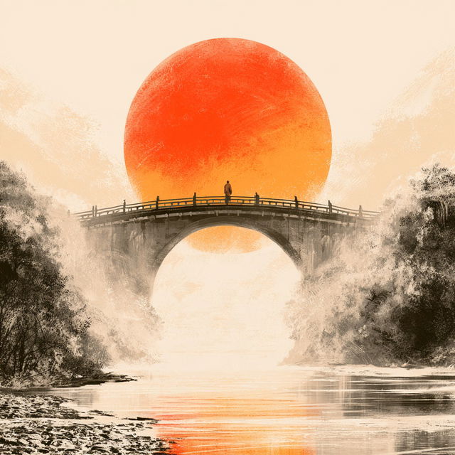 Sunglass Riverism style, Midjourney V8.2, render 4 of 4