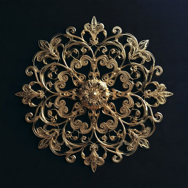 Filigree style, Midjourney V8.2, render 2 of 4