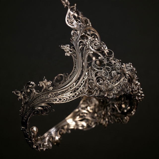 Filigree style, Midjourney V8.2, render 3 of 4