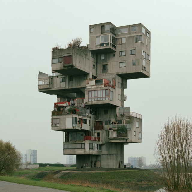 Filip Dujardin style, Midjourney V8.2, render 3 of 4