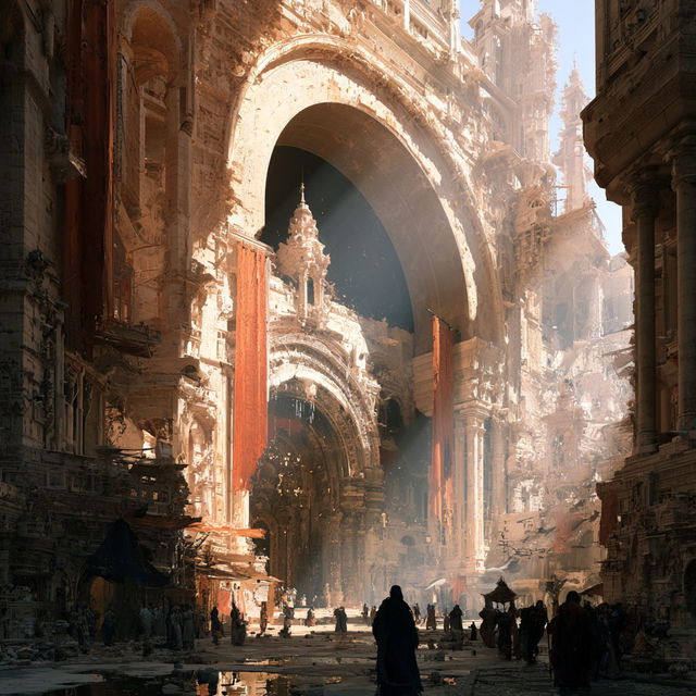 Finnian MacManus style, Midjourney V8.2, render 3 of 4