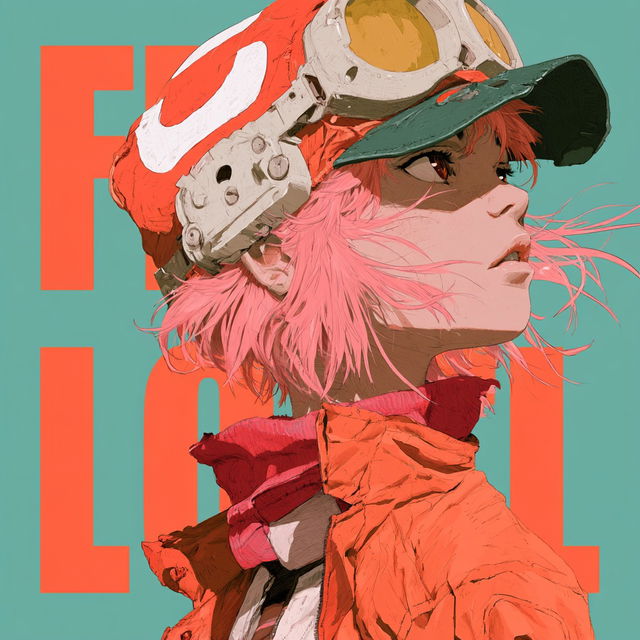 FLCL style, Midjourney V8.2, render 4 of 4