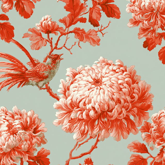 Florence Broadhurst style, Midjourney V8.2, render 2 of 4