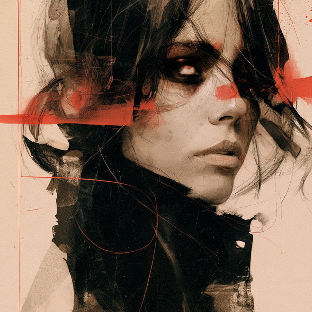 Florian Nicolle style, Midjourney V8.2, render 1 of 4
