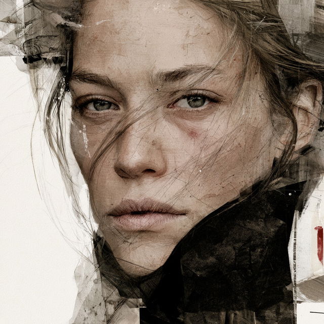 Florian Nicolle style, Midjourney V8.2, render 4 of 4