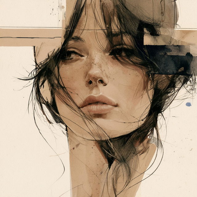 Florian Nicolle style, Midjourney V8.2, render 3 of 4