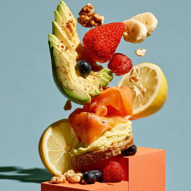 Food photography style, Midjourney V8.2, render 4 of 4