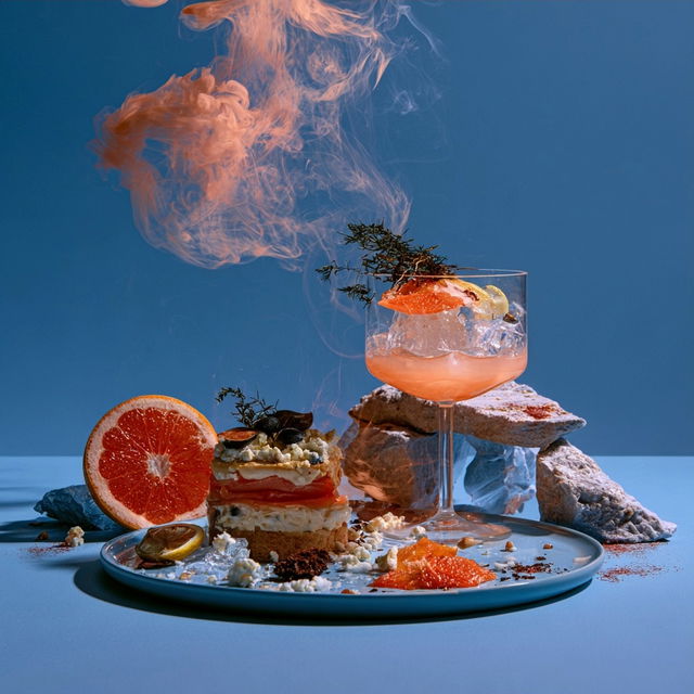 Food photography style, Midjourney V8.2, render 3 of 4
