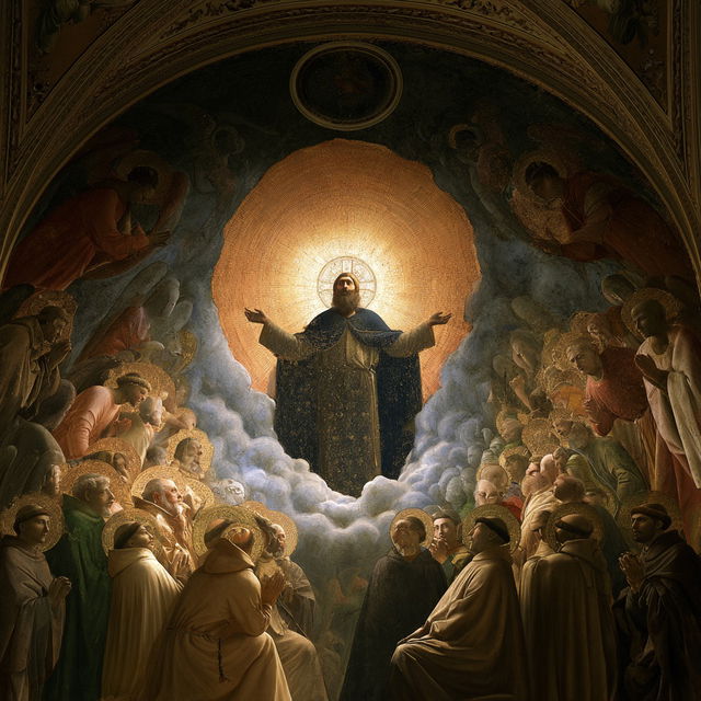Fra Angelico style, Midjourney V8.2, render 4 of 4