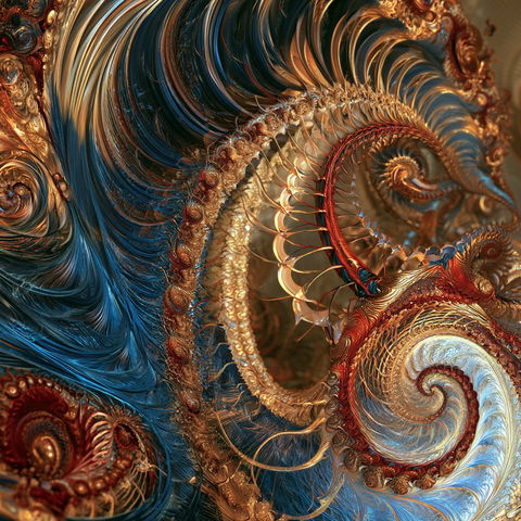 Fractal art style (Genres), Midjourney V8.2
