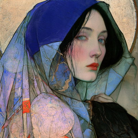 Frances MacDonald style (Painters), Midjourney V8.2